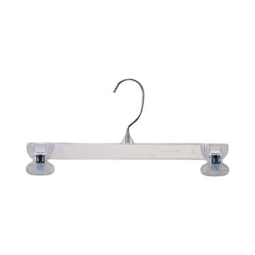 clear Skirt/Pant Hanger-Pinch Grip 