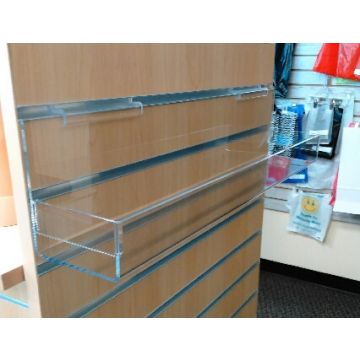 Acrylic Slatwall Shelf