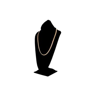 14" Tall Necklace Bust - Black Velvet