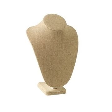 10" BURLAP LINEN NECKLACE FORM