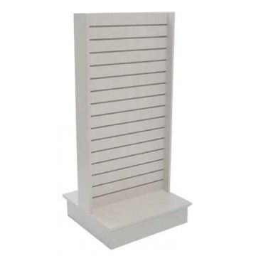 2 Way Slat Wall Unit- White 