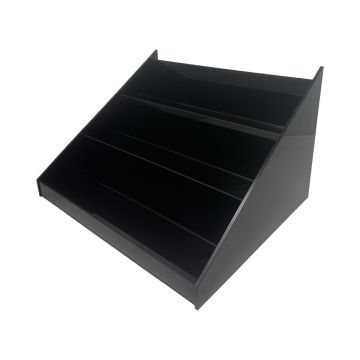 3 Tier Black Countertop Display