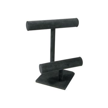 DOUBLE T BAR BLACK VELVET