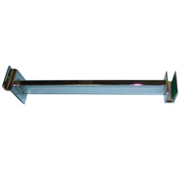 12'' SLATWALL RECTANGULAR HANGRAIL BRACKET- CHROME 