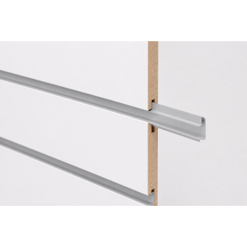 SLATWALL SNAP IN-WHITE