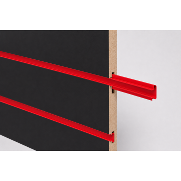 SLATWALL SNAP IN-RED