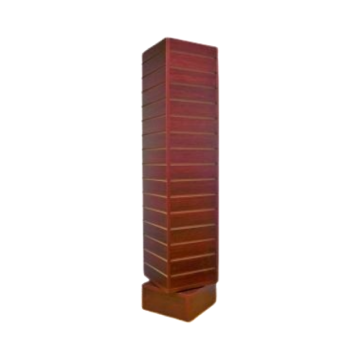 Slatwall Spinning Tower - Mahogany