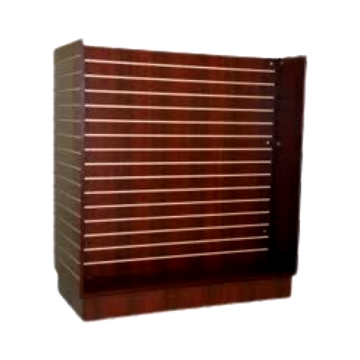 Slatwall H Merchandiser - Mahogany Sku: 2900MAH