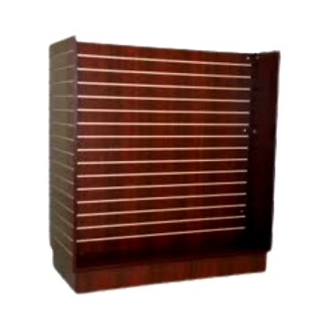 Slatwall H Merchandiser - Mahogany