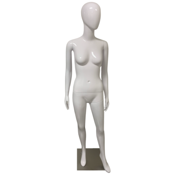 Plastic Female Retro Straight Arms - White