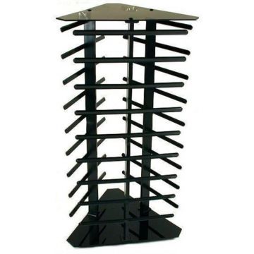 3-Sided Earring Spinner Stand - Black