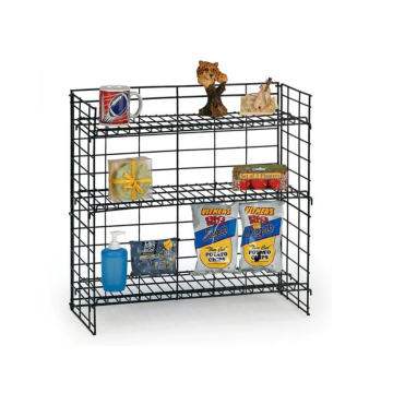 BLACK WIRE COUNTER RACK- SHELVES