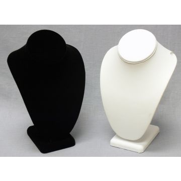 White Leatherette Neckform