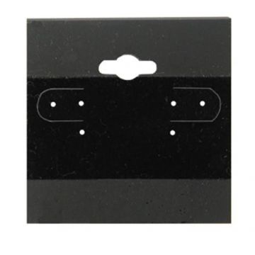 black earring cards