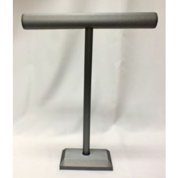 18" H Single T Bar- Steel Grey