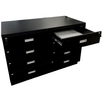  Luxury Counter With Drawers - Black