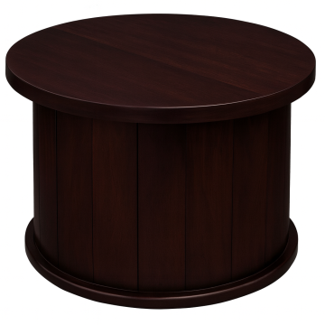 20" ROUND TABLE RISER -Dark Mahogany