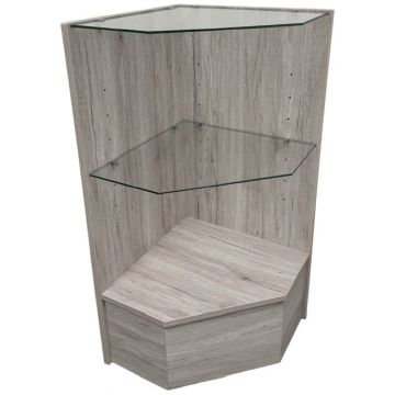 Barnwood Pentagon Corner Stand