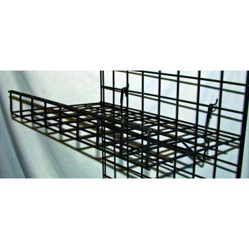 Wire Shelf with Lip for Grid Wall