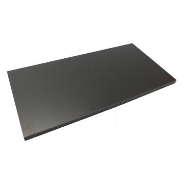 48'' BLACK MELAMINE SHELF