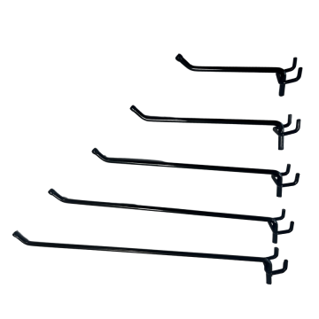 6'' Black Peg Hook | SKU:8232B