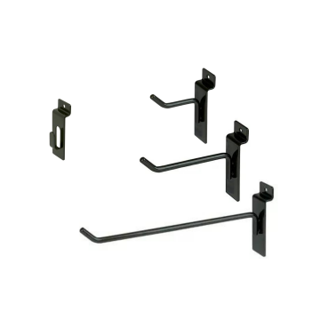 SLATWALL HOOKS - BLACK