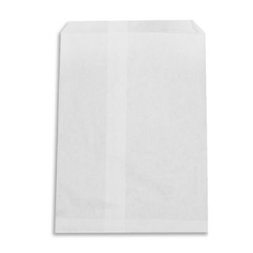 5"x7" White Paper Merchandising Bag