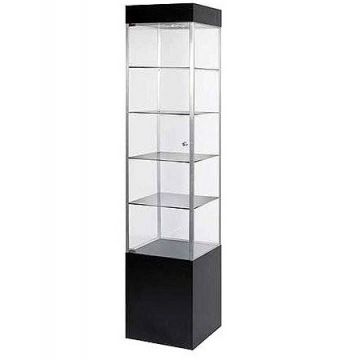 tall pedestal display case