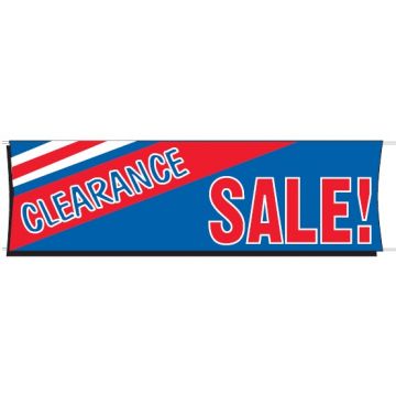 3 X 10 Clearance Sale Banner