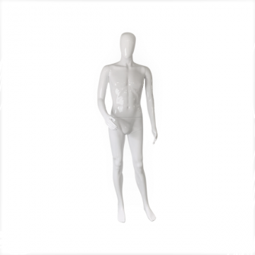 HI GLOSS WHITE MALE MANNEQUIN M2GW