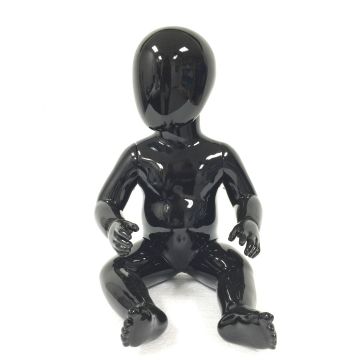 infant mannequin - black