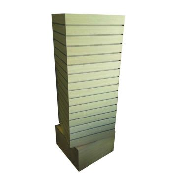 LARGE SLATWALL ROTATING TOWER-MAPLE