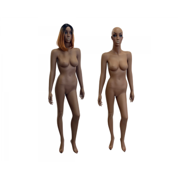 Full-Body Female African American Mannequin - With Facial Features