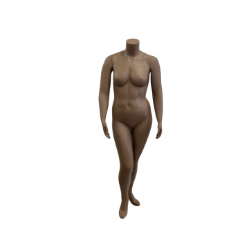 Plus-Size African American Headless Full-Body Mannequin