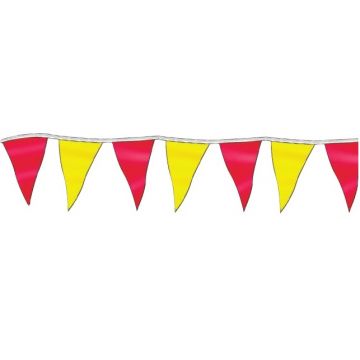 Pennant Streamer - Red & Yellow