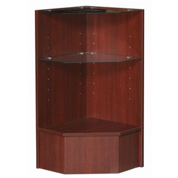 Mahogany Corner Filler Display Case