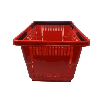 Economy Shopping Hand Baskets-Red