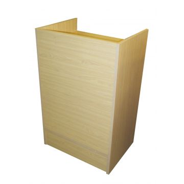 Solid Front Register Stand - Maple Sku:9091Kd