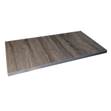 48" Rustic Grey Melamine Wood Shelves