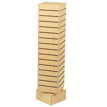 SLATWALL ROTATING TOWER-MAPLE