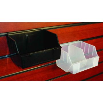 SLATWALL STANDARD STORAGE BOX-BLACK