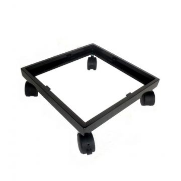 Square Base With Casters - Black