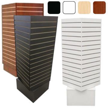 Large Slatwall Rotating Towers