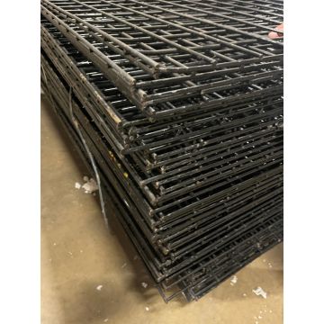 Used 2x8 Black Grid Panels - (set of 10)