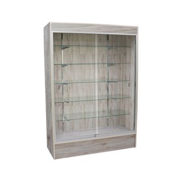 Economy Barnwood Wall Unit Display Cases