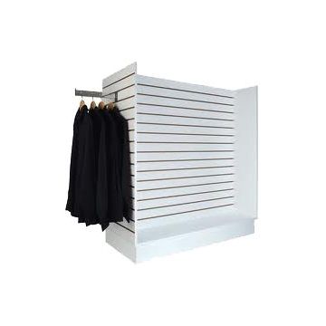 SLATWALL H MERCHANDISER- WHITE