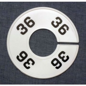 WHITE SIZE DIVIDER-36