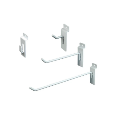 SLATWALL HOOKS - WHITE