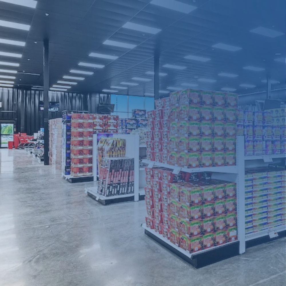 How Custom Gondola Shelving Powered a High-Volume Superstore Layout