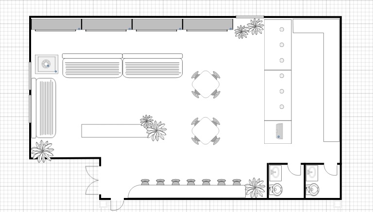 Vape Shop Floor Layout